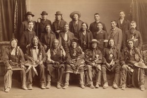 Sioux Delegation,1891 (photo) - Charles Milton Bell