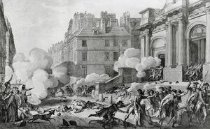 Napoléon Bonaparte réprimant la révolte royaliste devant l