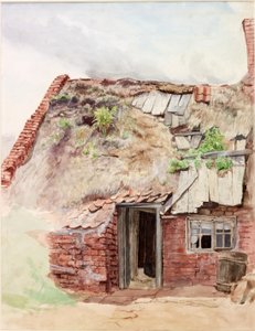 Cottage de pêcheur - Charles Napier Hemy