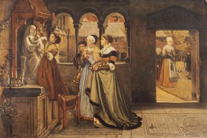 Pour la fête de Notre-Dame - Charles Napier Hemy
