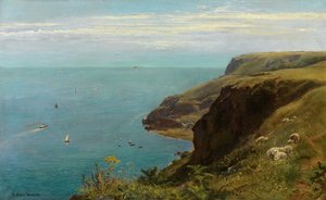 Côte de mer, Torquay - Charles Napier Hemy