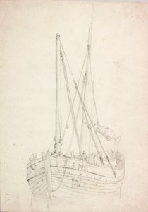 Étude de bateau de pêche - Charles Napier Hemy