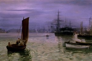 Le dernier bateau - Charles Napier Hemy