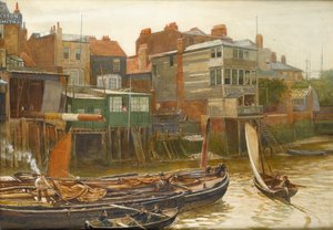 La Tamise à Cold Harbour, Blackwall, 1896