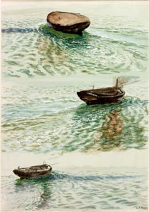 Trois canots - Charles Napier Hemy