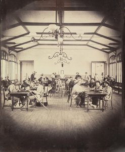 Asile impérial de Vincennes, salle de jeu, 1858-59 - Charles Nègre