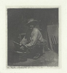 Maçon agenouillé, février-mars 1854, imprimé en 1982