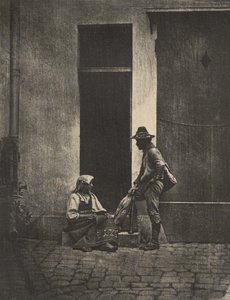 [Pifferari rentrant au logis] - Charles Nègre
