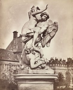 Statue des Tuileries: G. Marsy et A. Flamen: Borée enlevant Orythie - Charles Nègre