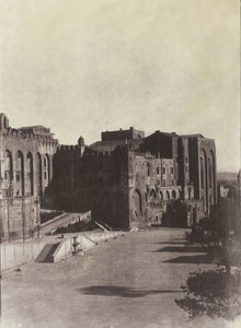 Le Palais des Papes, Avignon, vers 1851, imprimé en 1970 - Charles Nègre