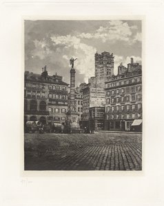 Planche V – Place du Châtelet - Charles Nègre, André Jammes