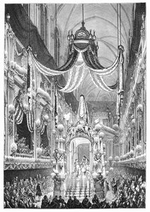 Funérailles à Notre-Dame, Paris, 1746, 1885