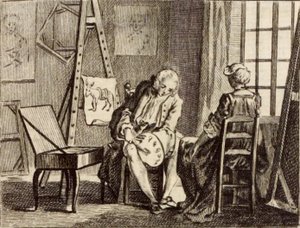 Le Bât - Charles Nicolas Cochin
