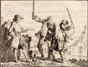 Le Paysan qui avait offensé son seigneur - Charles Nicolas Cochin