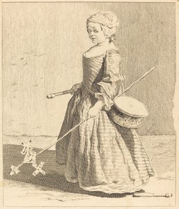 Le Jeune Soldat - Charles Nicolas Cochin I after Jean Siméon Chardin