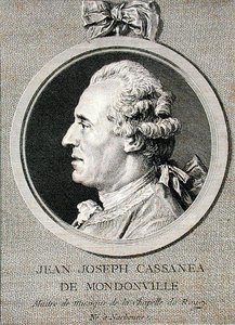 Jean Joseph Cassanea de Mondonville (1711-72) gravé par Augustin de Saint-Aubin (1736-1807) 1768 - Charles Nicolas II (after) Cochin