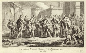 Le roi François Ier de France recevant l
