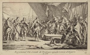 Raymond VII, comte de Toulouse, répudiant sa femme, Sancha d