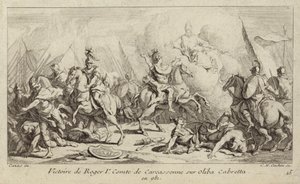 Victoire de Roger Ier, comte de Carcassonne, sur Oliba Cabreta, 981 - Charles Nicolas II Cochin