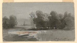 Paysage - Charles Nicolas Ransonnette