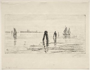Lagune, matin - Charles Nicolas Storm van 