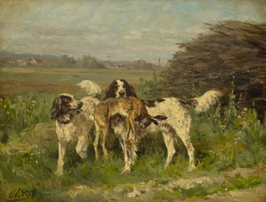 Fin de la chasse, vers 1850-?97 - Charles Oliver de Penne