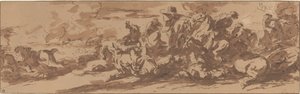 Bataille de cavalerie près d