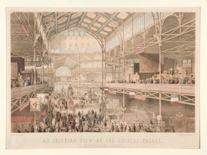 Vue intérieure du Crystal Palace - Charles Parsons