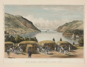 Batterie de siège, West Point - Vue vers le nord