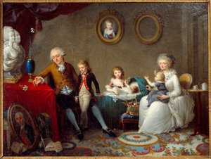 La famille de Jean Pierre Dourcet - Charles Paul Landon