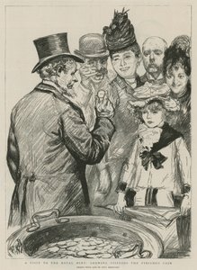 Visite à la Monnaie royale ; montrant aux visiteurs la pièce finie - Charles Paul Renouard