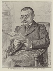 M Théophile Delcassé, ministre français des Affaires étrangères