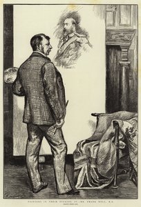 Peintres dans leurs ateliers, IV, M. Frank Holl, RA