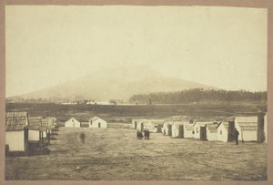 Sans titre (camp militaire, peut-être de la bataille de Lookout Mountain, Chattanooga, Tennessee) - Charles Peck