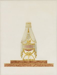 Conception du berceau pour Sa Majesté le Roi de Rome, 1811 - Charles Percier