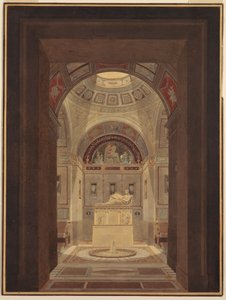 Chambre sépulcrale - Charles Percier