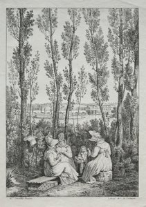 Le Pique-nique - Charles Philibert Lasteyrie du Saillant