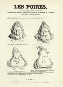 Caricature du roi Louis-Philippe Ier de France - Charles Philipon