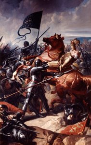 Bataille de Castillon, 1453 19ème siècle - Charles Philippe Auguste Lariviere