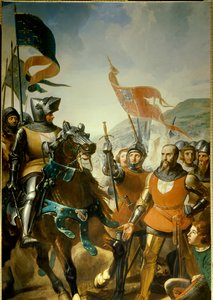 Détail de la Bataille de Cocherel, près d