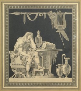 Achille pleurant la mort de Patrocle - Charles Pierre Joseph Normand