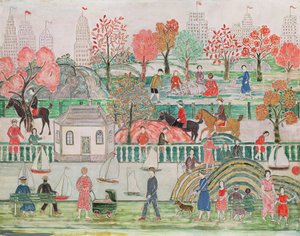 Central Park - Charles Prendergast