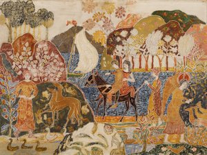 Couple sur une Mule - Charles Prendergast