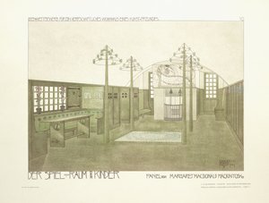 Nurserie, c.1901 - Charles Rennie (after) Mackintosh