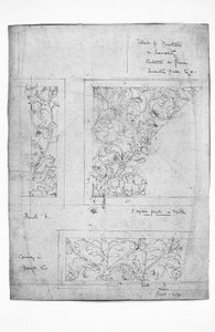 Ange, détail mural, 1891 - Charles Rennie Mackintosh