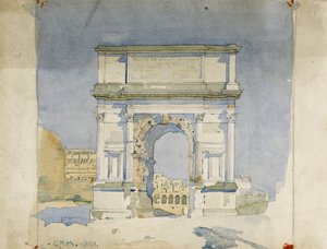 Arc de Titus, Rome, 1891