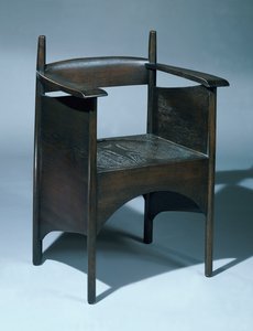 Fauteuil conçu pour les salons de thé Argyle Street, Glasgow, 1896