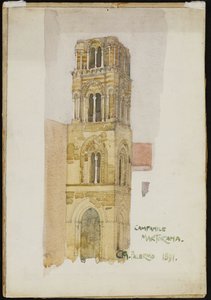 Campanile Martorana, Palerme, 1891 - Charles Rennie Mackintosh