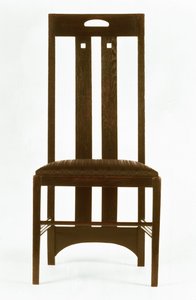 Chaise pour la salle à manger blanche, Ingram Street Tearooms