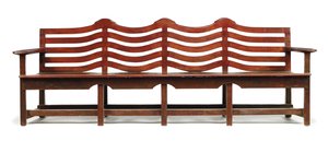 Banc de jardin pour Hill House, c.1912 - Charles Rennie Mackintosh